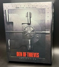 DEN OF THIEVES 1 & 2 COLLECTION 4K UHD BLURAY STEELBOOKS ** NEW & SEALED! **