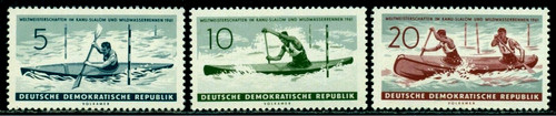 Germany ddr 1961 kayak - germany, canoe