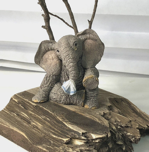 Vintage elephant figurine - elephant,