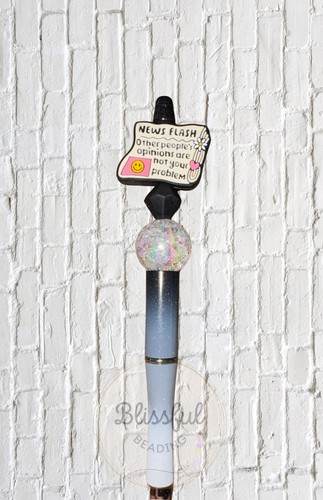 Handmade sassy beaded pen - handmade,