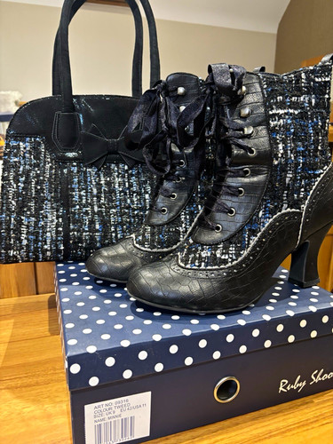 Ruby shoo black tweed - ruby,