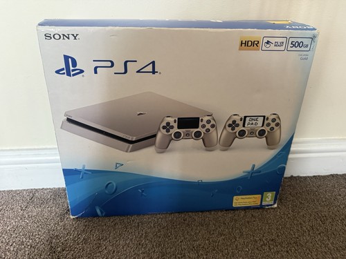 Sony playstation slim - 4, gold