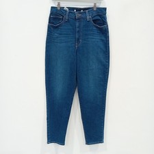 Levis Tapered Jeans W29 UK12 Womens Blue FLT-CD