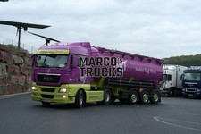 Truck Photo MAN TGA Silo Semi Trailer Austria Purple Imst Every Day Tiro #k4au