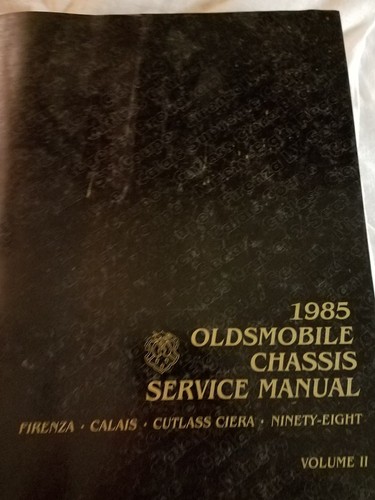 1985 oldsmobile chassis - 1985,