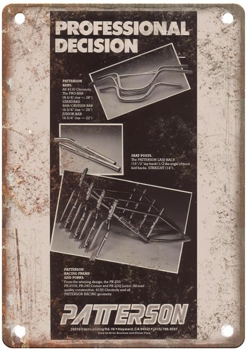 Old school bmx 1984 patterson - school,