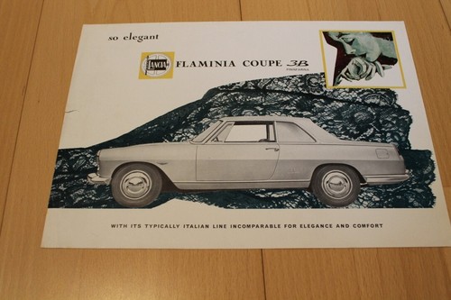 Brochure lancia flaminia coupe - lancia,