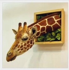 Life-Like Giraffe Head Wall