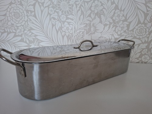 Stainless steel fish kettle - steel,