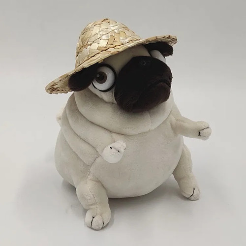 15cm cute pug plush - pug, toy