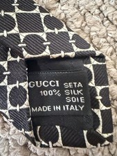 Gucci Men's Tie Pure Silk