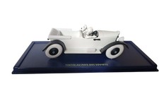 Tintin De Mercedes Torpedo Mercedes 15/70  1924 Scale Model Car With Figures Au