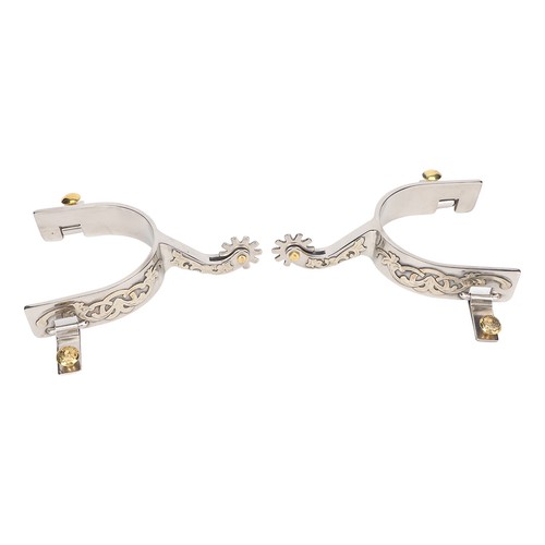 2pcs set horse - spurs, stainless