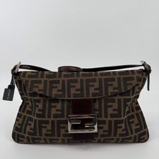 FENDI Brown FF Baguette Handbag LIVESTREAM