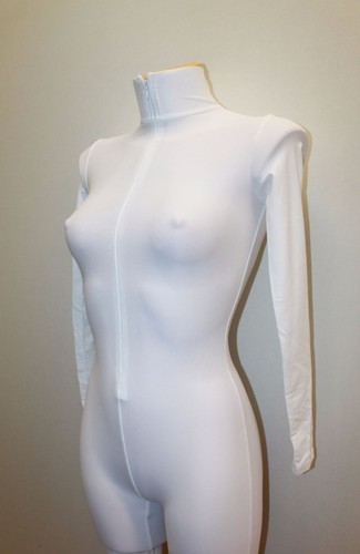 Women shortened catsuit - catsuit, 267-30