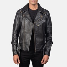 Men’s Distressed Black