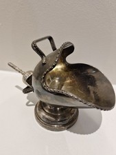 silver plated coal scuttle