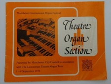 1977 Manchester International Organ festival Souvenir Programme 