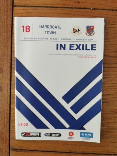 Worcester city harrogate - city, v