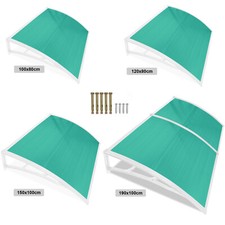 Door Canopy Awning Shelter Front Back Outdoor Porch Patio Window Roof Rain Cover