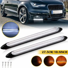 2 LED DRL Car Styling Daytime Running Light Strip Waterproof For Headlight Parts