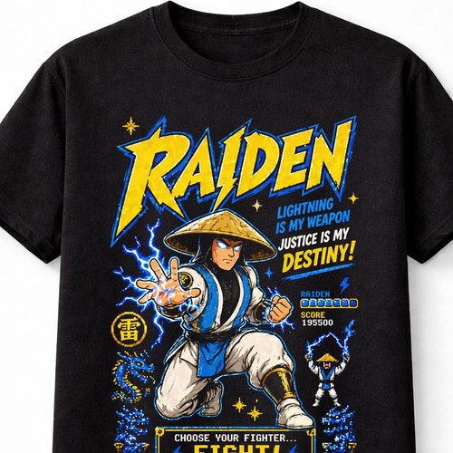 Raiden mortal kombat retro - mortal,