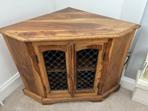Sheesham corner unit - sheesham,