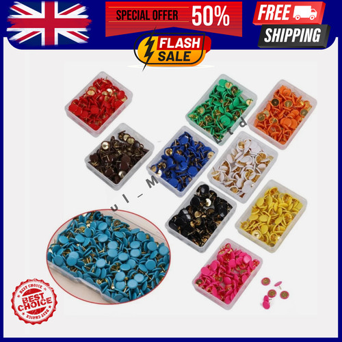 Coloured drawing pins - coloured,