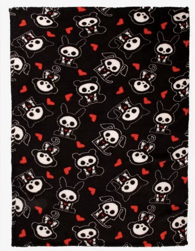 Skelanimals fleece throw - skelanimals,