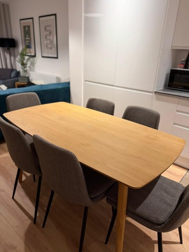 Dining table chairs - 6, oak