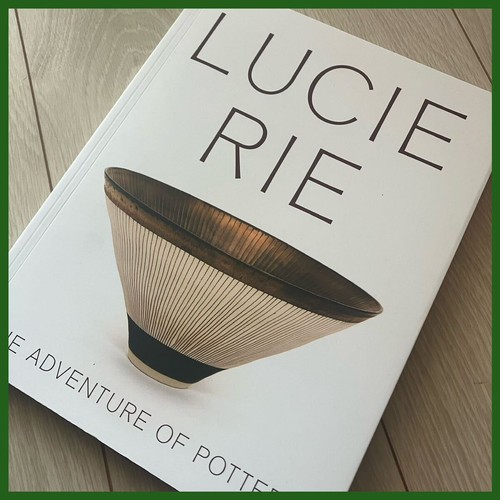Rare lucie rie pottery book - rie,