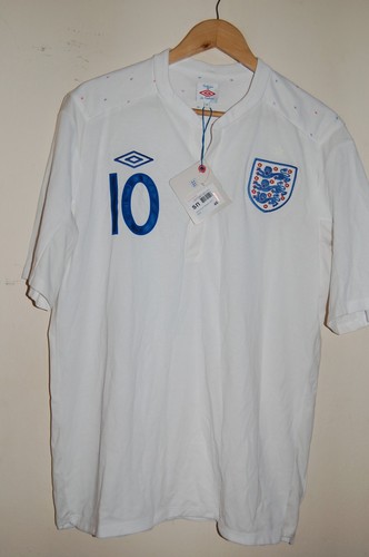England white home - shirt, #10