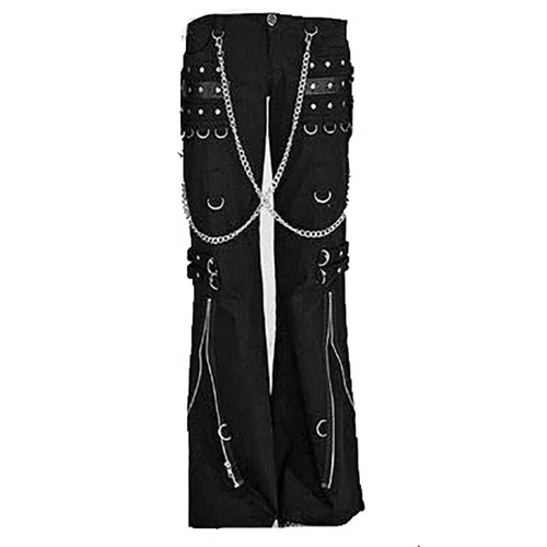 Men gothic bondage pant - men's, rock