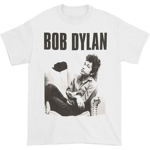 Mens shirt bob dylan sitting - mens, t-shirt