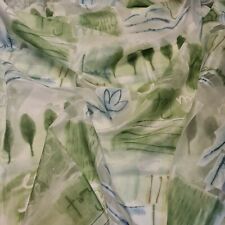 Ivory Organza Fabric Floral Dress Craft Curtain Costume Material 58" By Meter