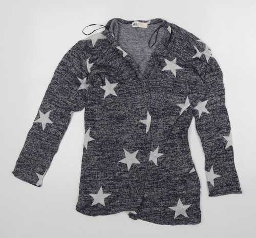 Girls blue neck viscose - h&m,