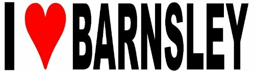 Love barnsley vinyl decal - i,