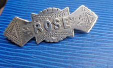 Silver Name Brooch ROSE