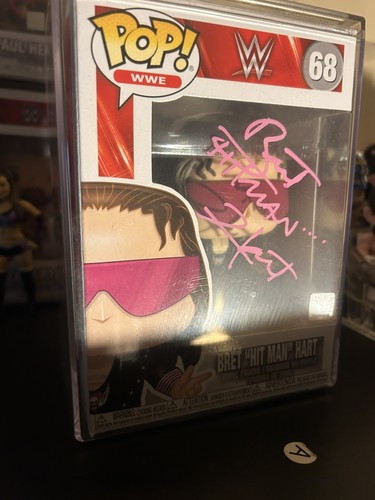 Wwe bret hart signed - hart, funko