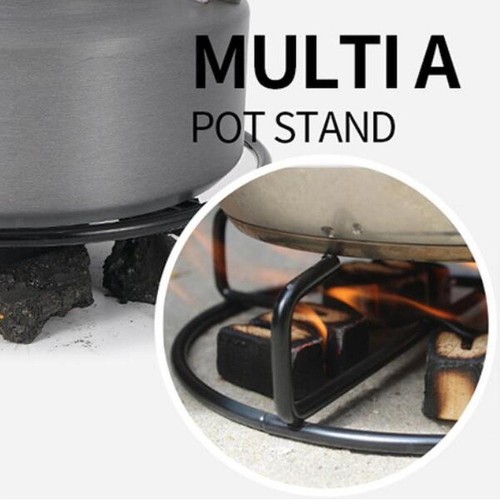 Round iron trivet support - trivet,