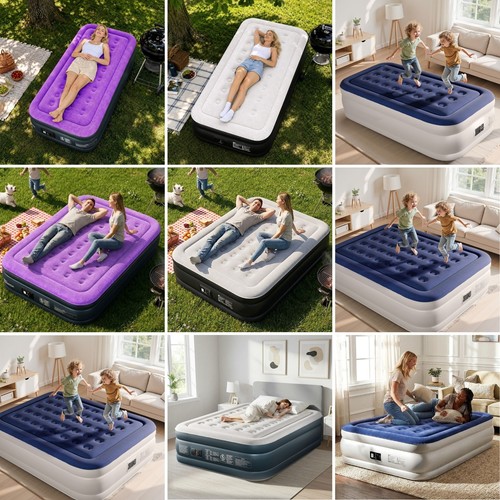King single air bed inflatable - single,