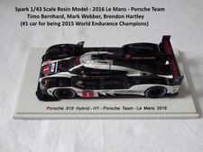 1:43 Spark Car PORSCHE 919
