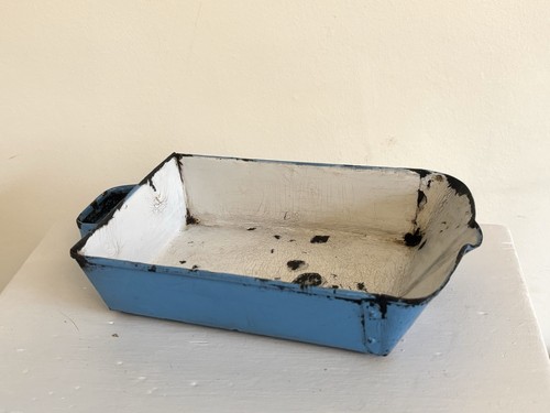 Vintage blue french enamel - vintage,