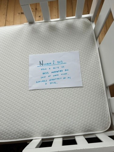 White toddler child bed - toddler/child,