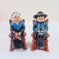 Vintage Cast Iron Amish Couple