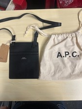 A.P.C. Black Leather Crossbody