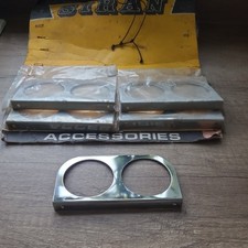 Twin 52mm Smiths style dash clocks mounting bracket 1980s Mini Escort