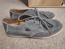 Mens Lacoste Suede Boat Shoes