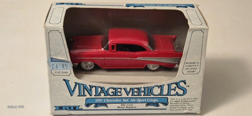 Ertl red chevy bel - red, '57