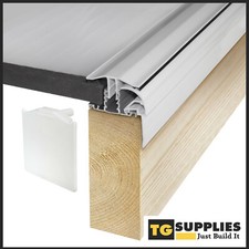 Exitex Gable End Trim Finishing Profile For Snap Down Glazing Bar ALL COLOURS